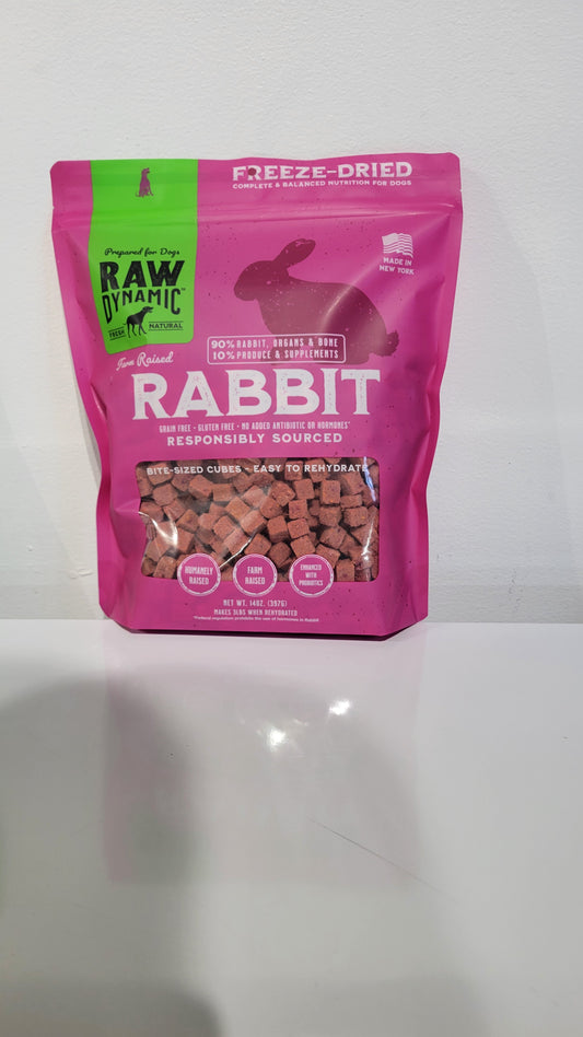 Raw Dynamic Freeze Dried Rabbit