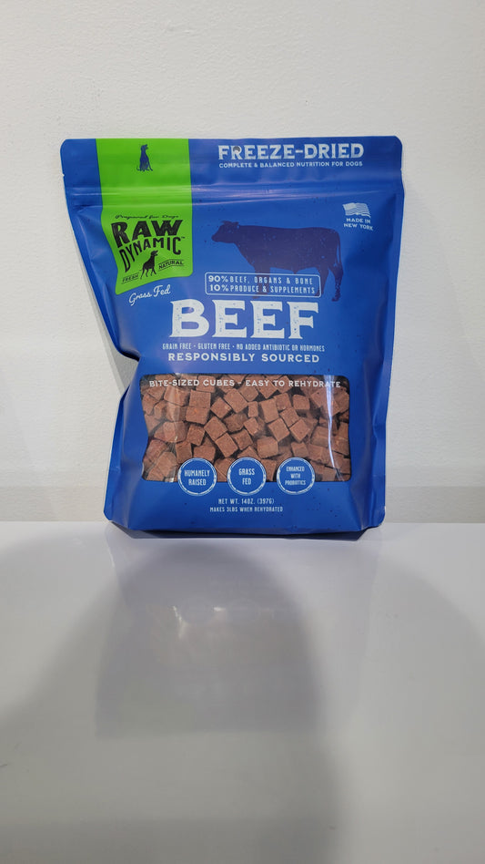 Raw dynamic Freeze Dried Beef 14oz