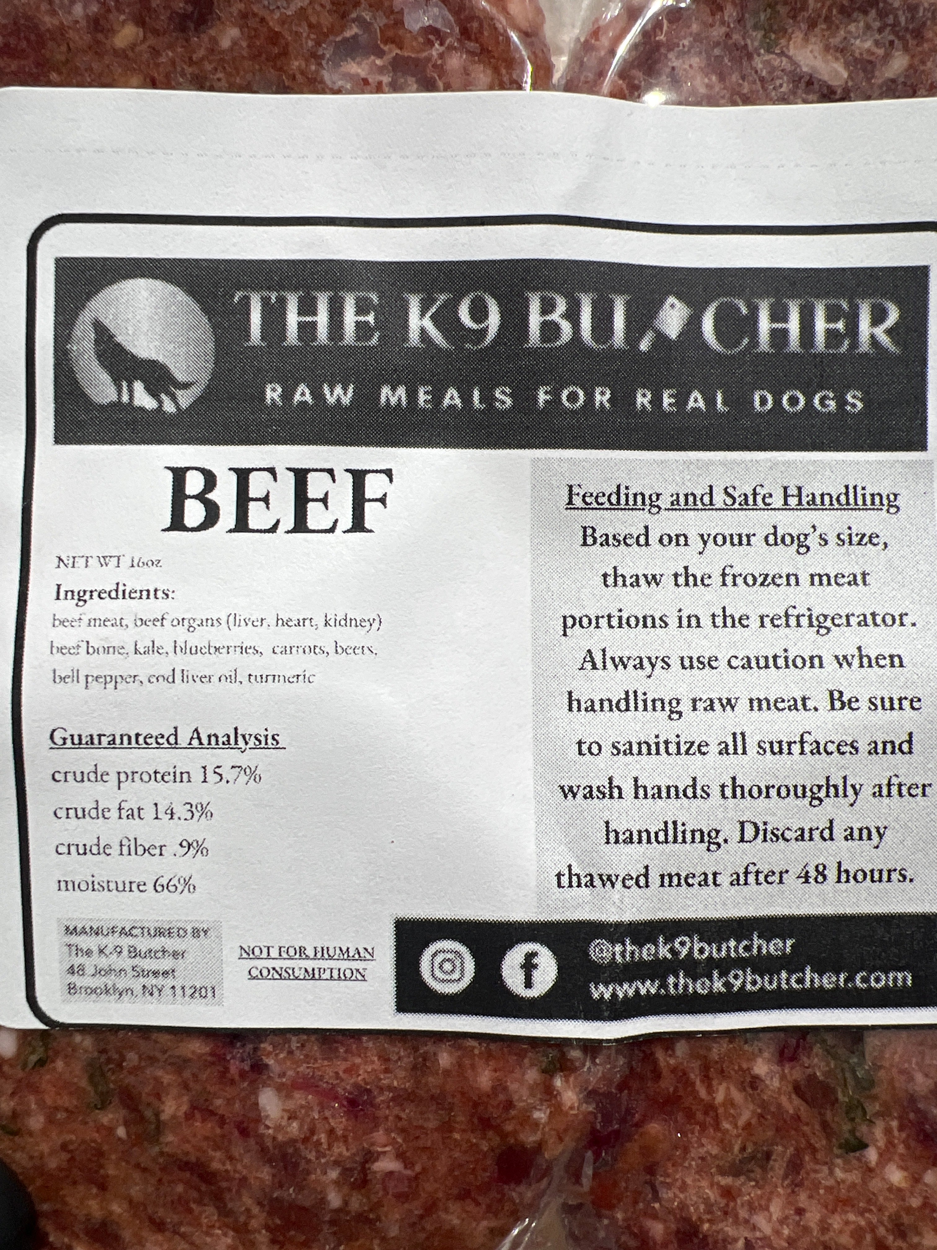 1 lb Beef Patties