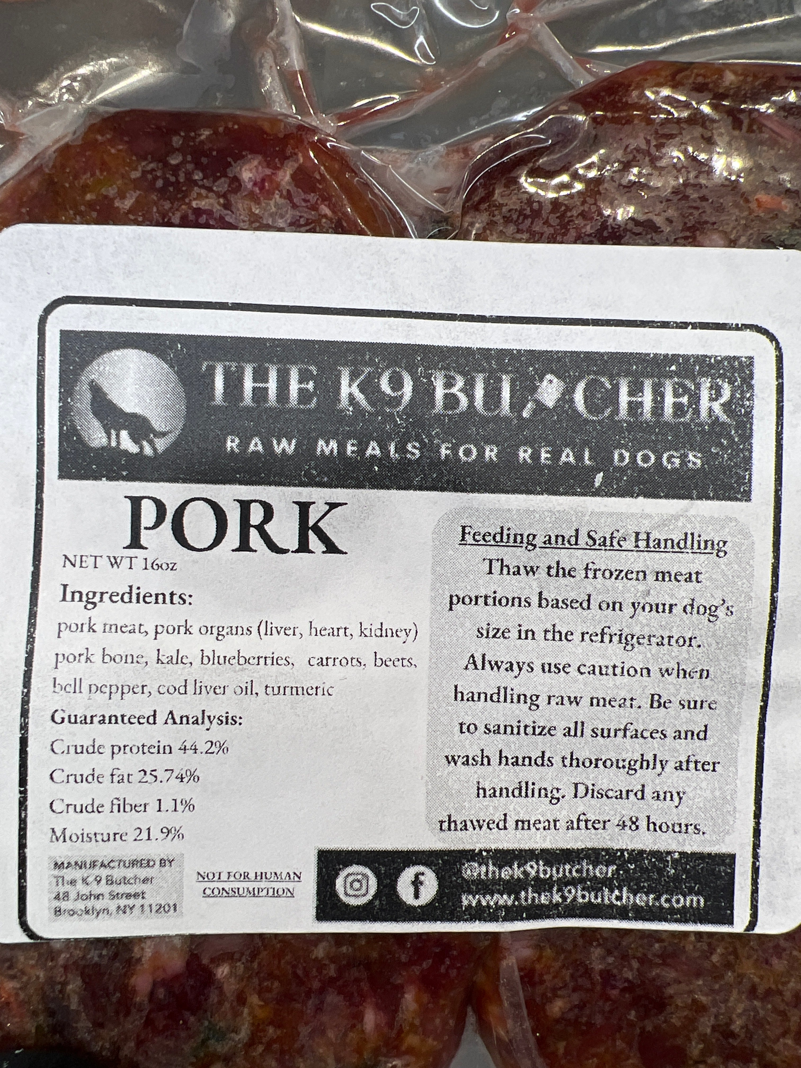 1 lb Pork Patties