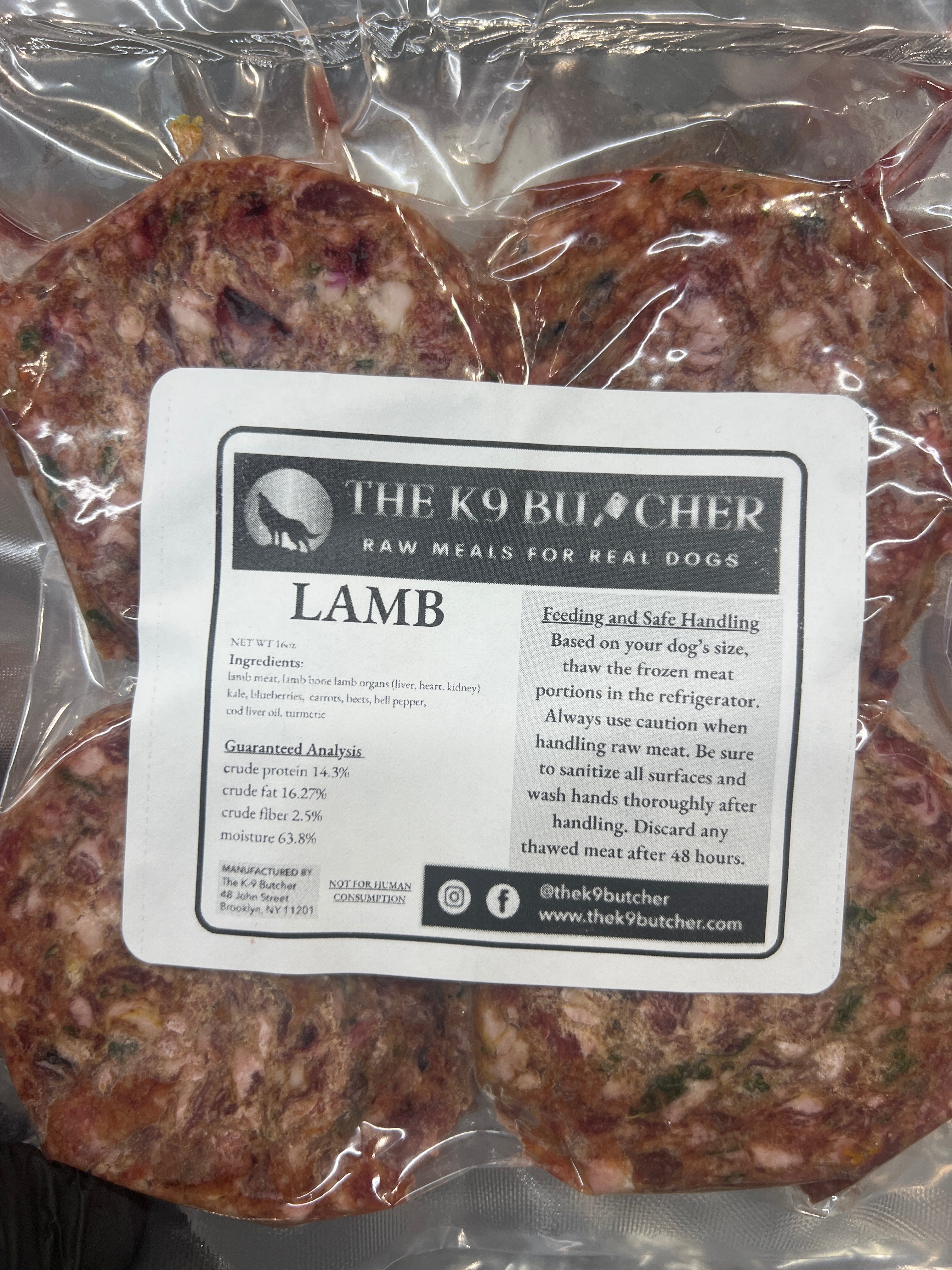 1lb Lamb Patties