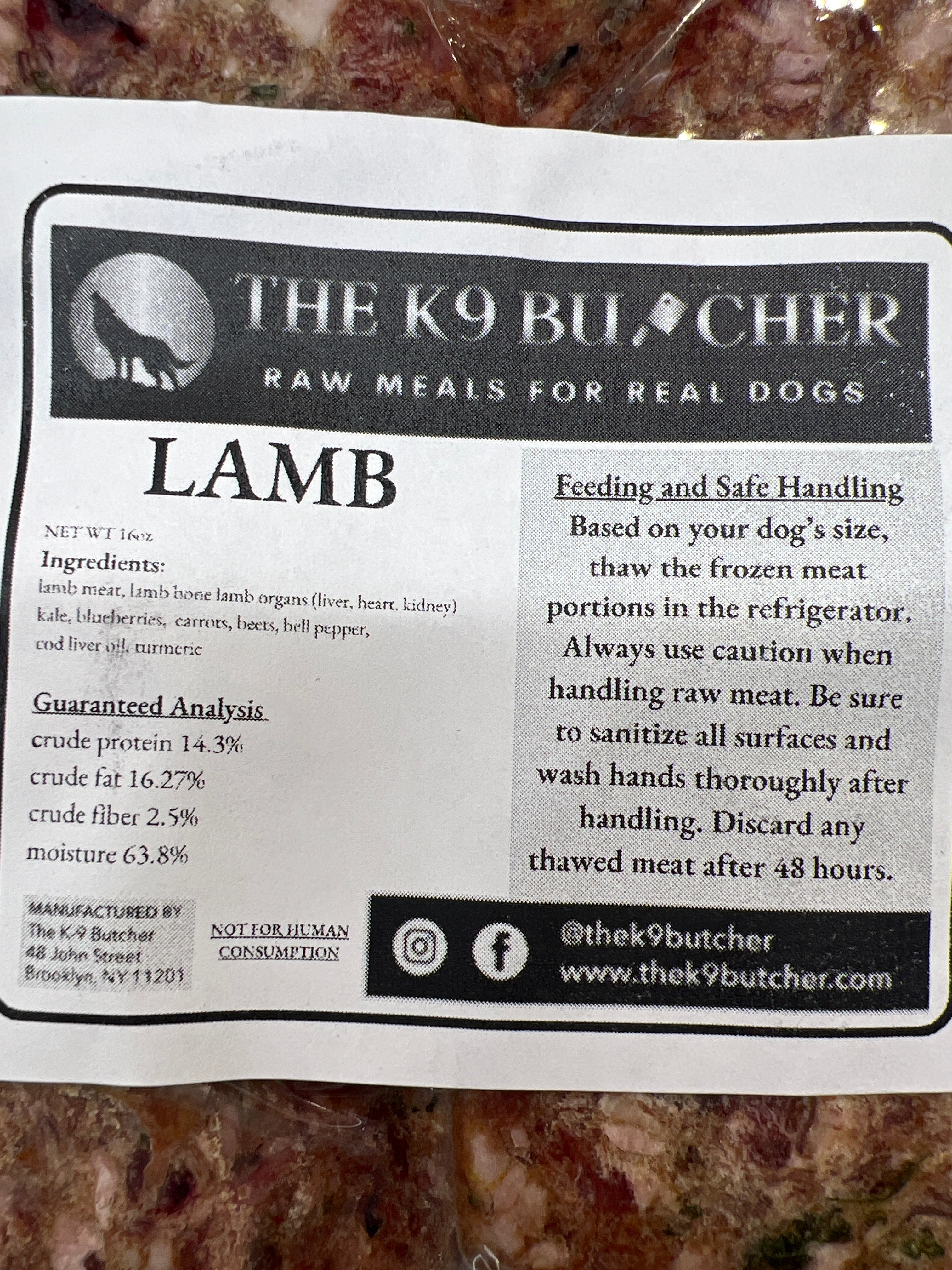 1lb Lamb Patties