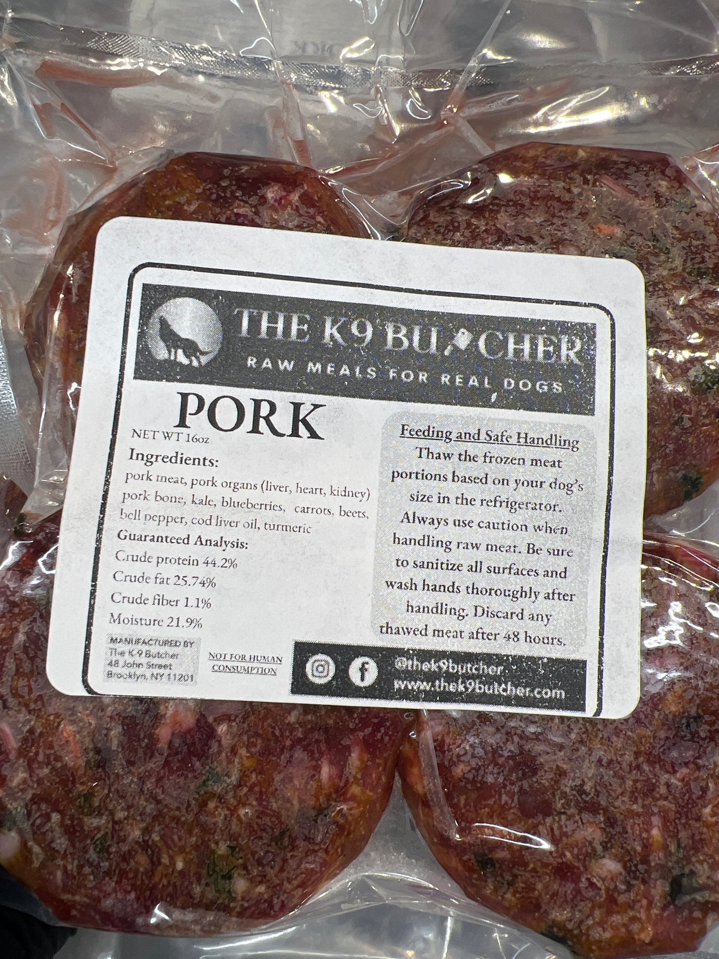 1 lb Pork Patties