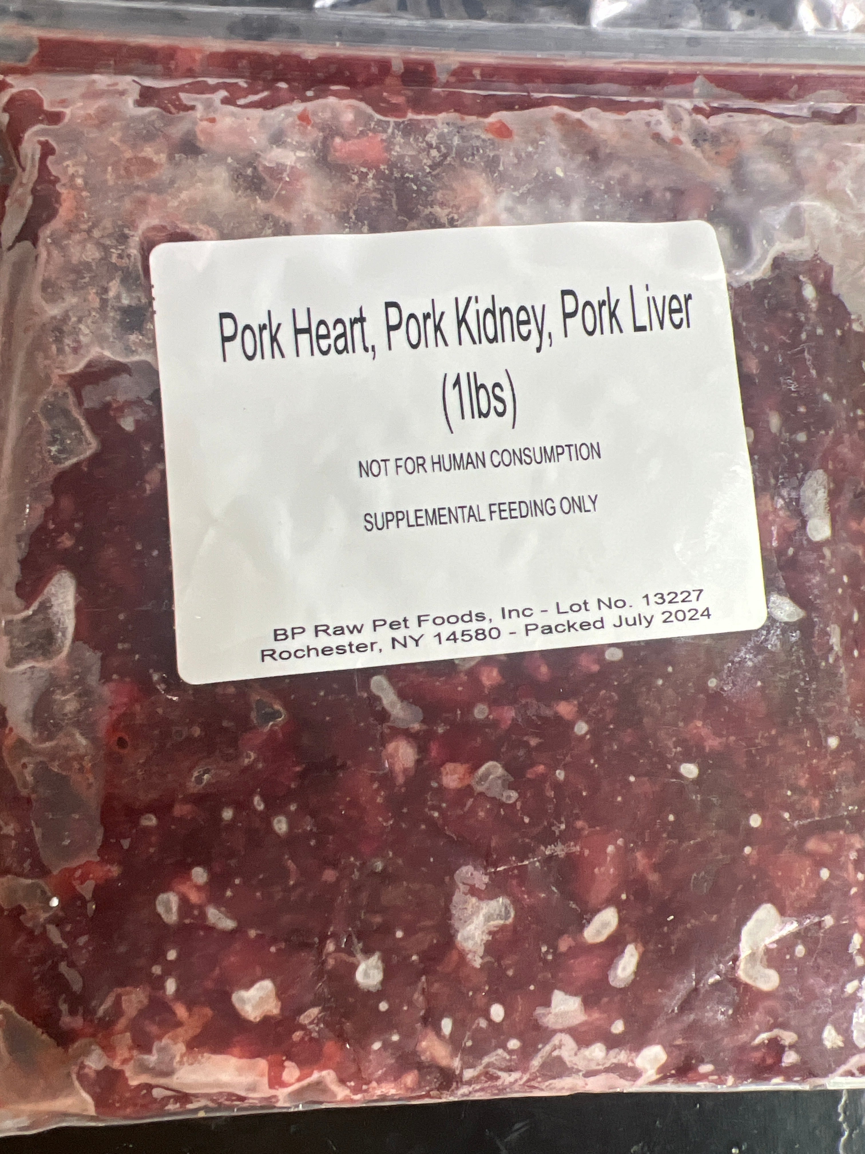 Pork organ mix 1 lb