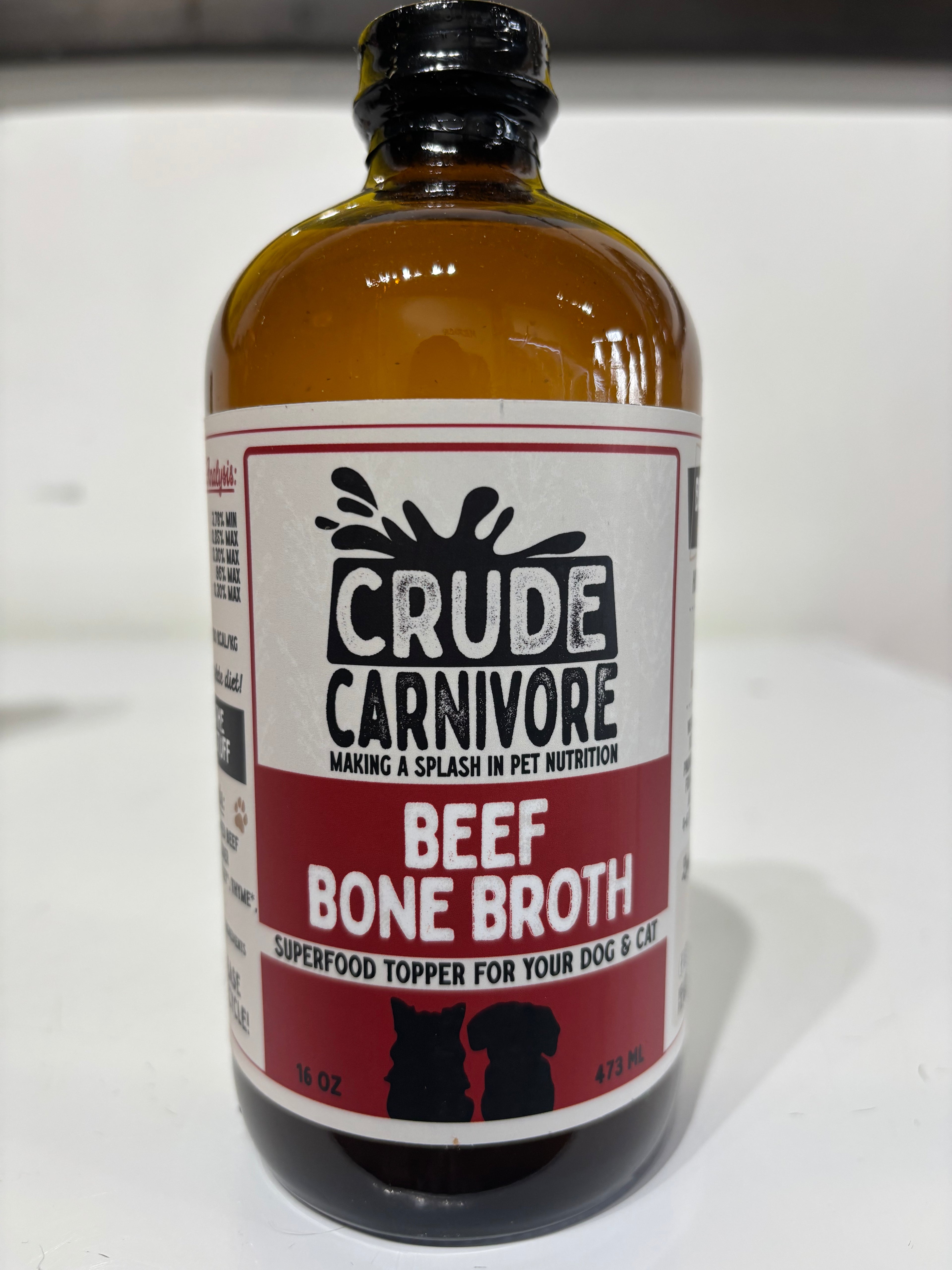 Crude Carnivore Beef Bone Broth