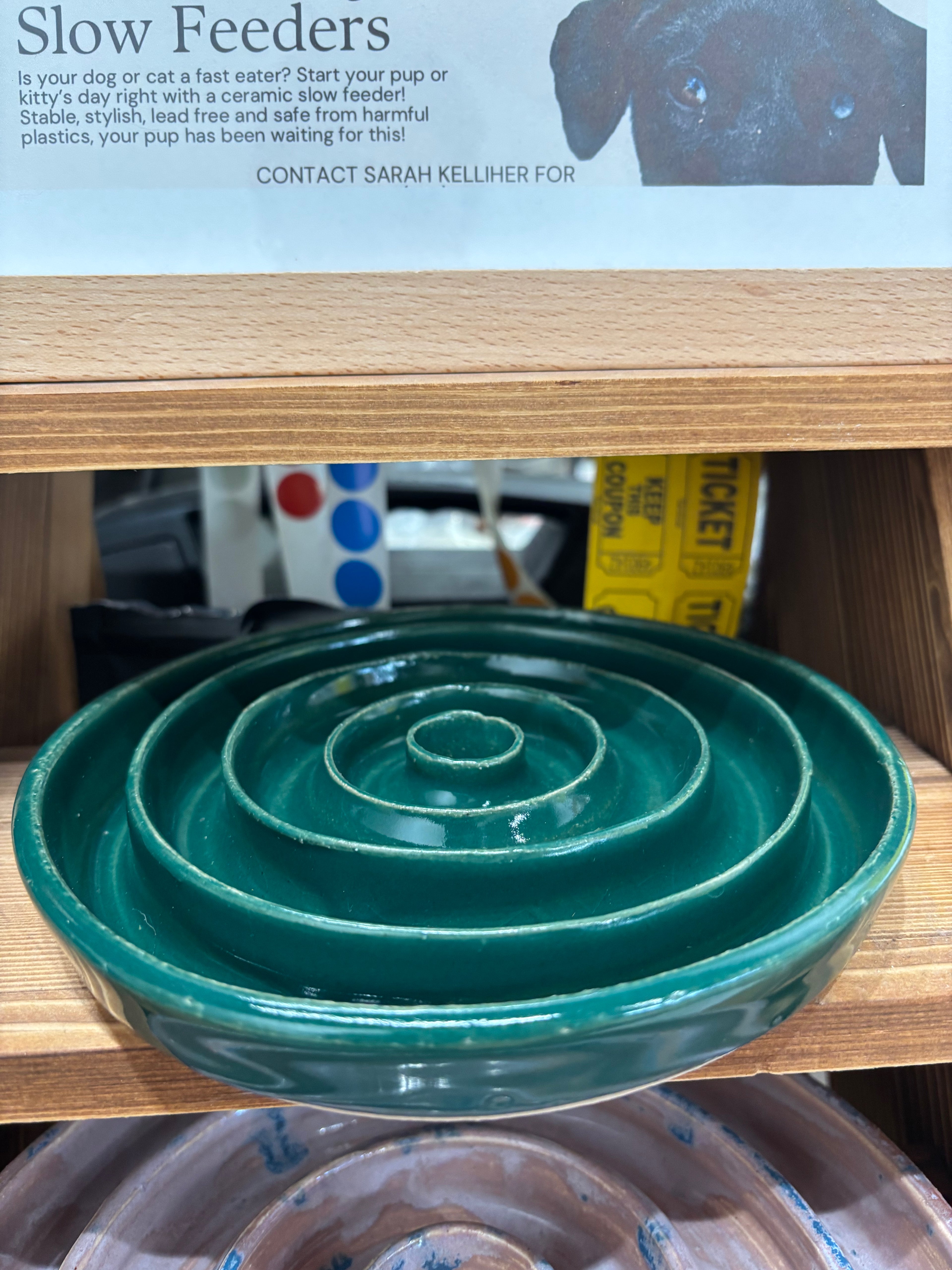 Custom Slow Feeder Green