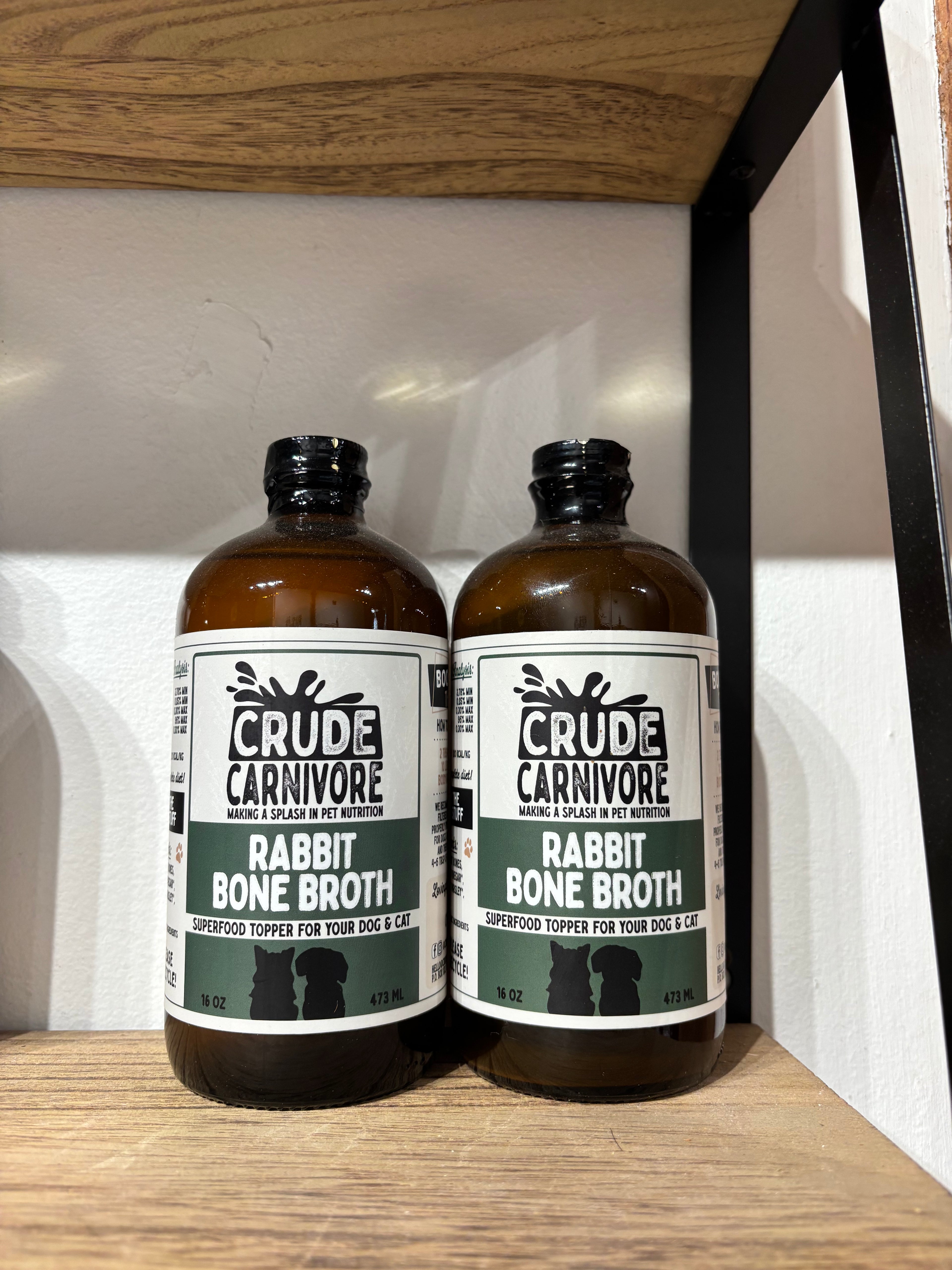 Crude Carnivore Rabbit Bone Broth