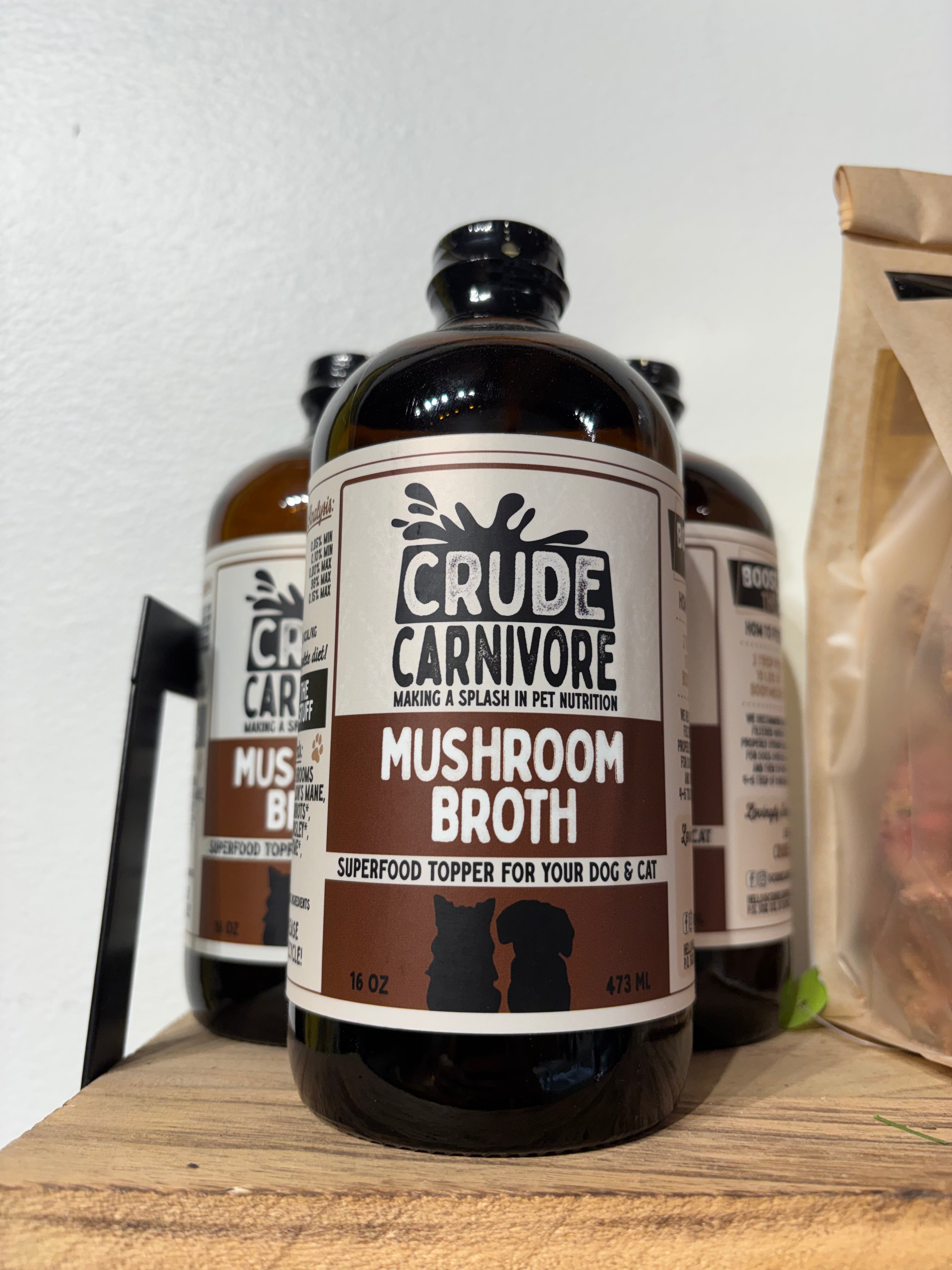 Crude Carnivore Mushroom Bone Broth