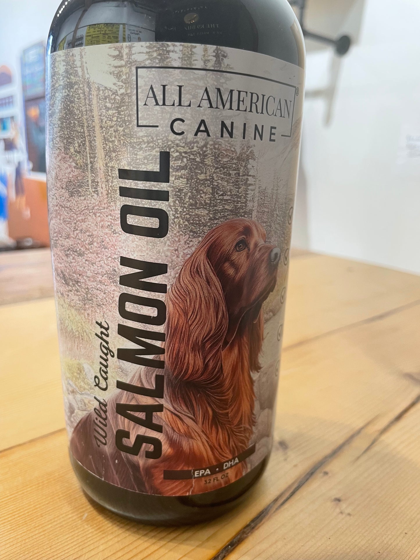 All American Canine Wild Caught Salmon Oil
