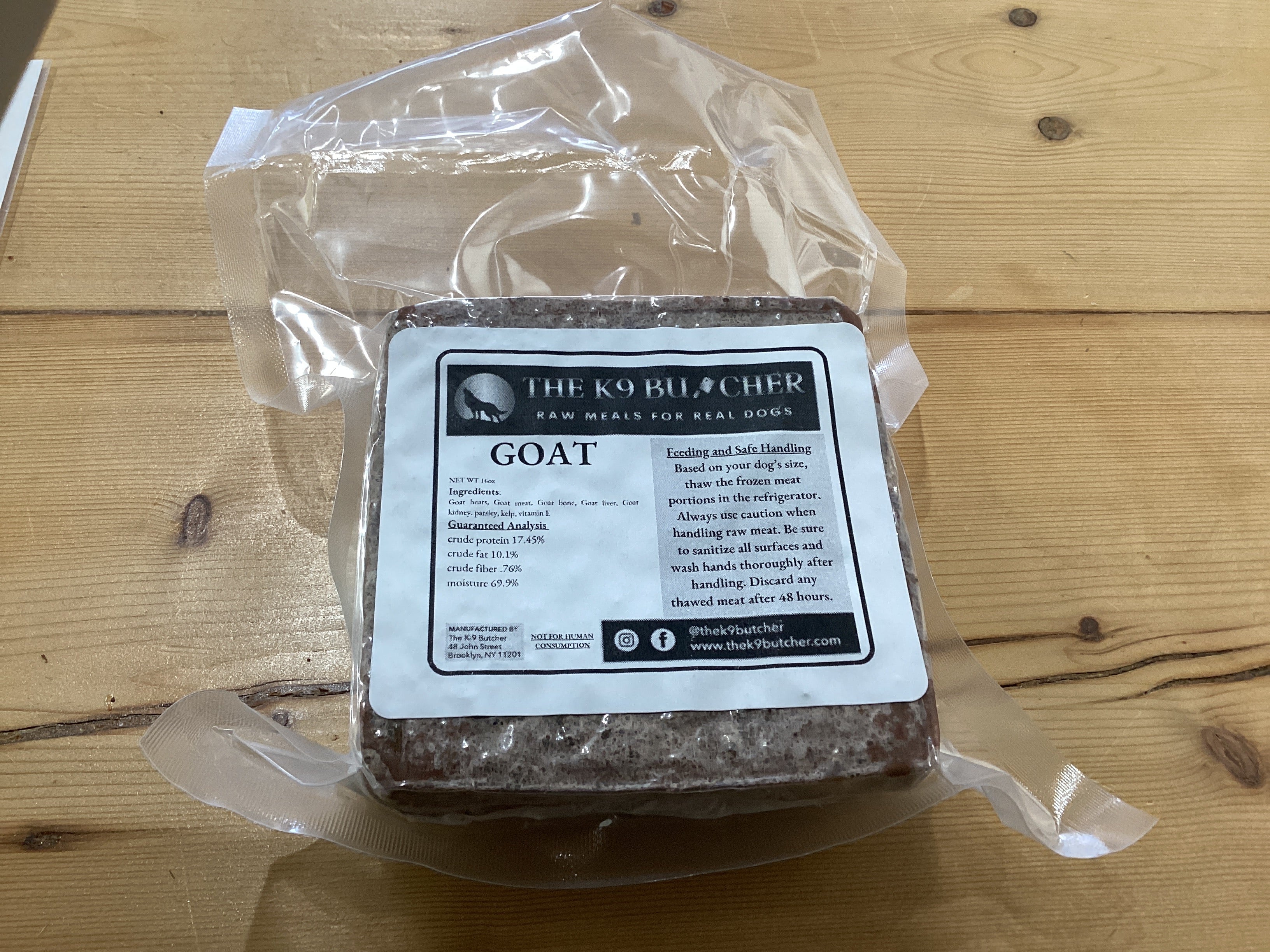 1 lb Goat Patties