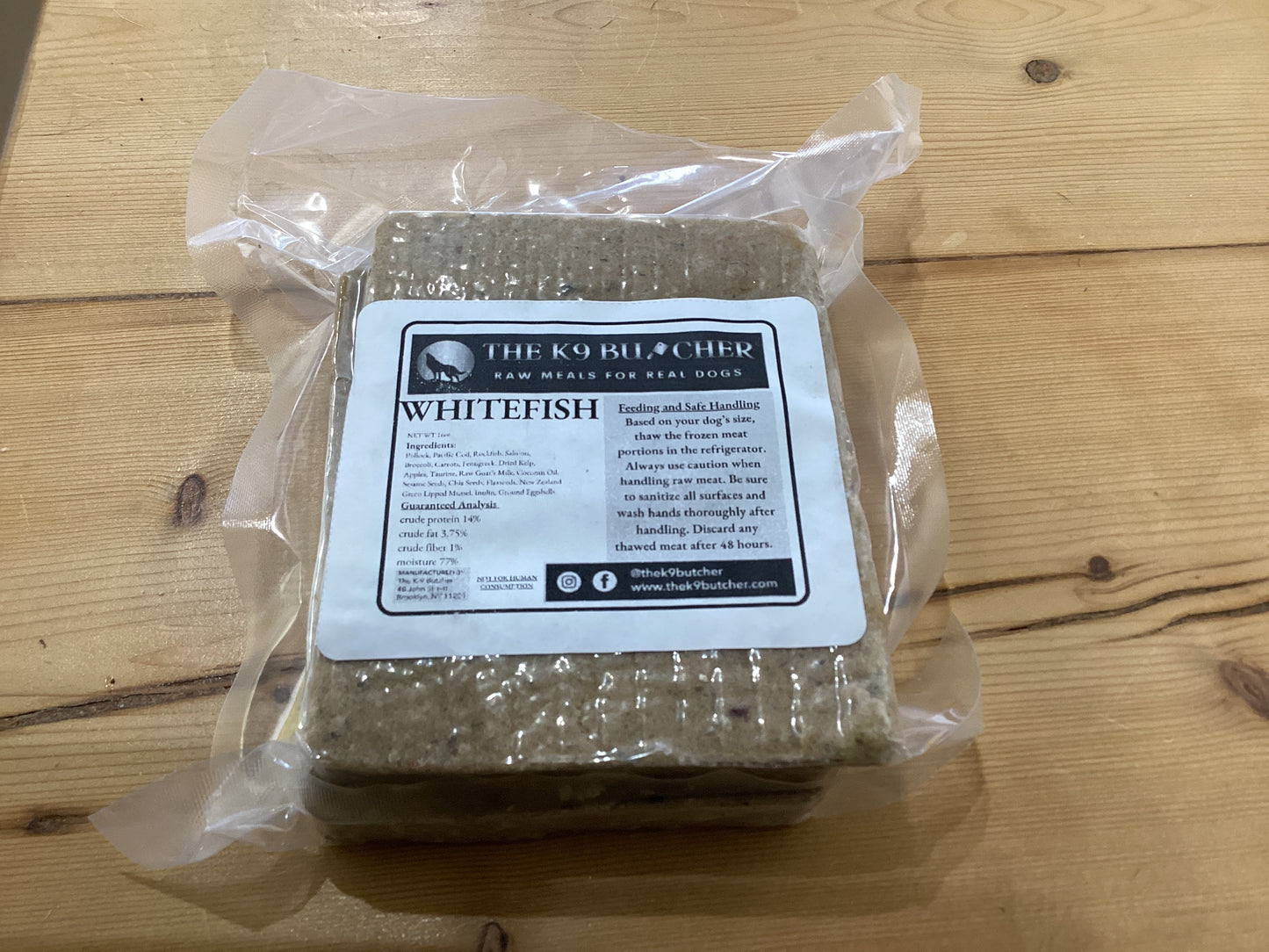 1 lb Whitefish Patties